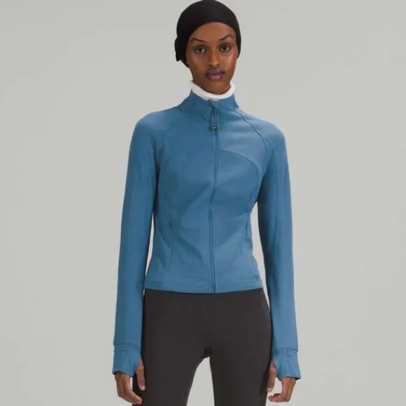 Lululemon Athletica Soft Denim Nulu Cropped Define Jacket - Picture 2 of 12